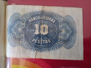 Billete 10 Pesetas España 1935