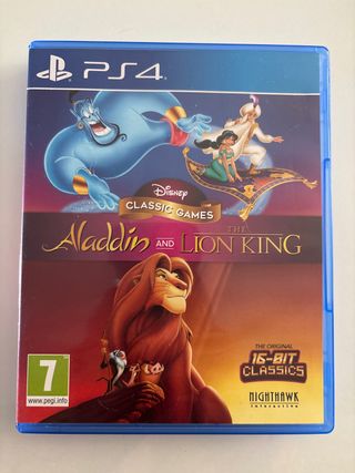 PS4 (PlayStation 4) Aladdin & El Rey León