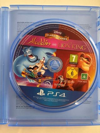 PS4 (PlayStation 4) Aladdin & El Rey León
