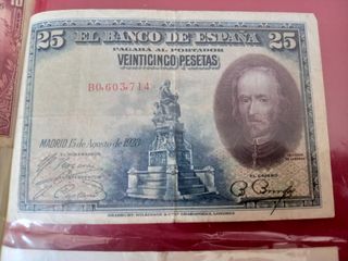 Billete 25 Pesetas España 1928
