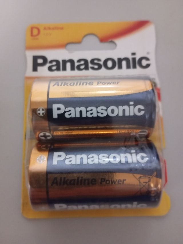 Panasonic - Pilas alcalinas D (2 unidades)