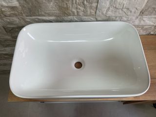 Lavabo Manoa - porcelana blanco