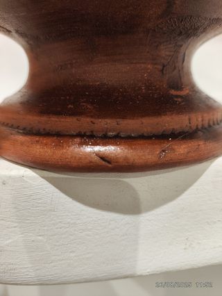 Macetero vintage marrón