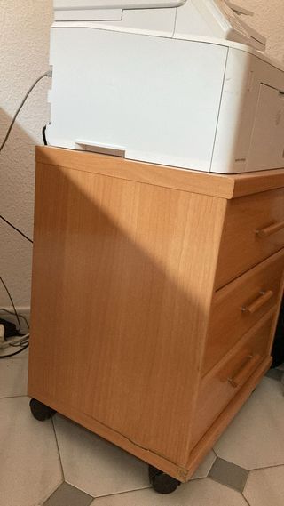 Cajonera oficina - 3 cajones, ruedas