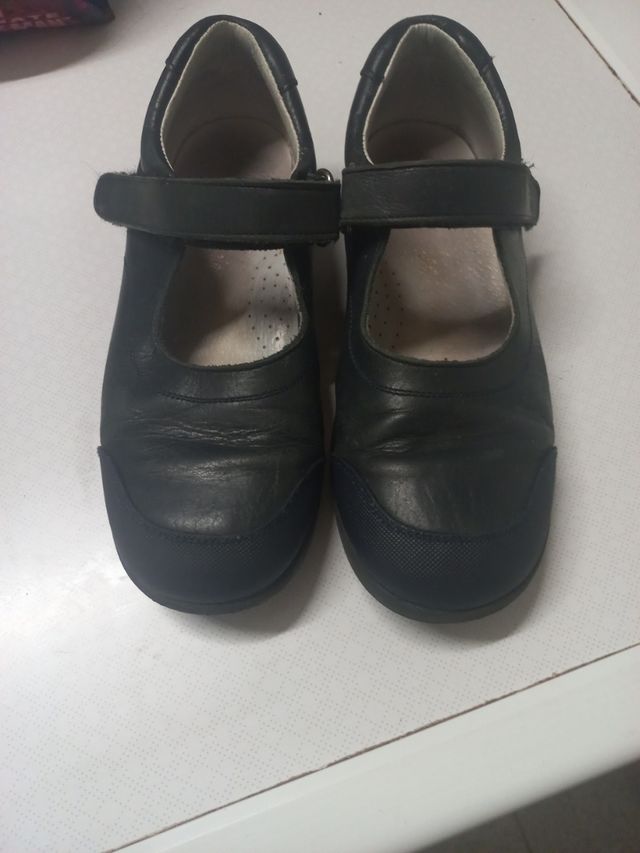 Zapatos niña marino uniforme nº33