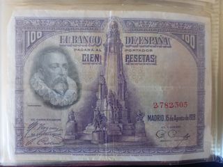 Billete 100 Pesetas España 1928