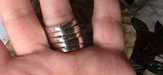 Anillos plata ley vintage - diseño