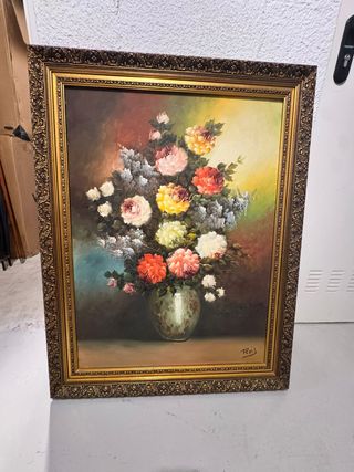 Cuadro Flores - Óleo sobre lienzo