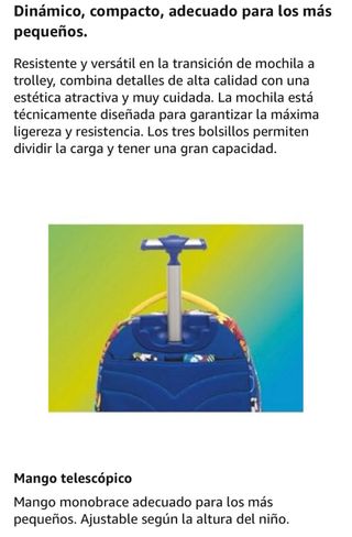 Mochila trolley escolar alta calidad - Mittama