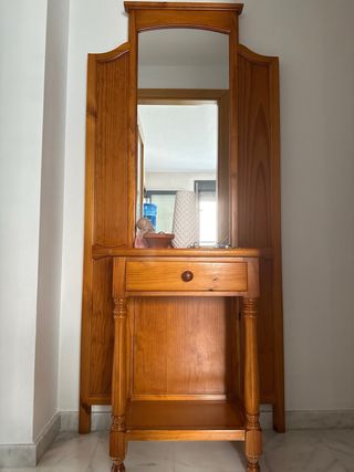 Espejo tocador madera