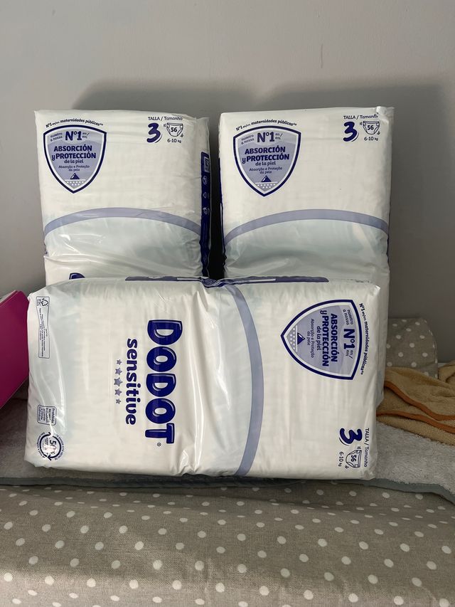 Pañales Dodot Talla 3 - 3 paquetes