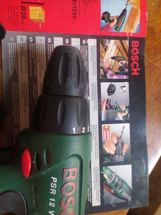 Taladro Bosch PSR 12 VE-2 sin batería 
