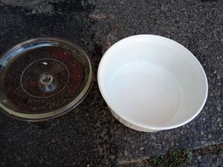 Pyrex bianco - Forno