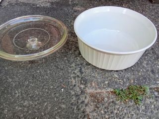 Pyrex bianco - Forno