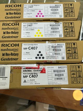 Lote 4 Toners Ricoh MP C407