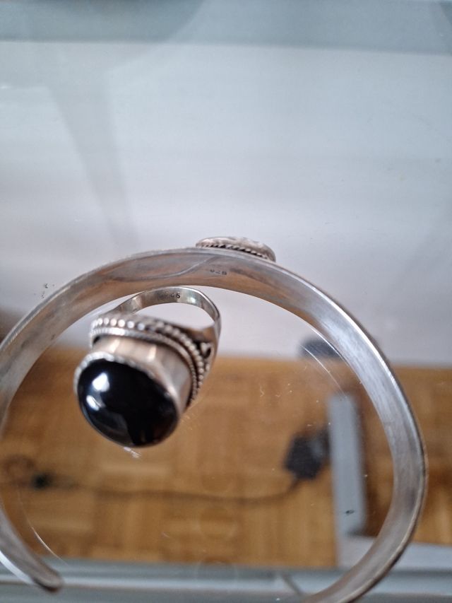 Set vintage: anello e bracciale argento