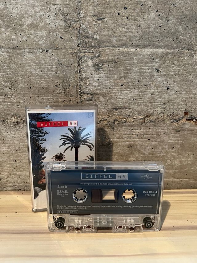 Eiffel 65  musicassetta tape gabry ponte