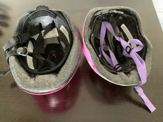 Cascos bici niña rosa - 2 unid.