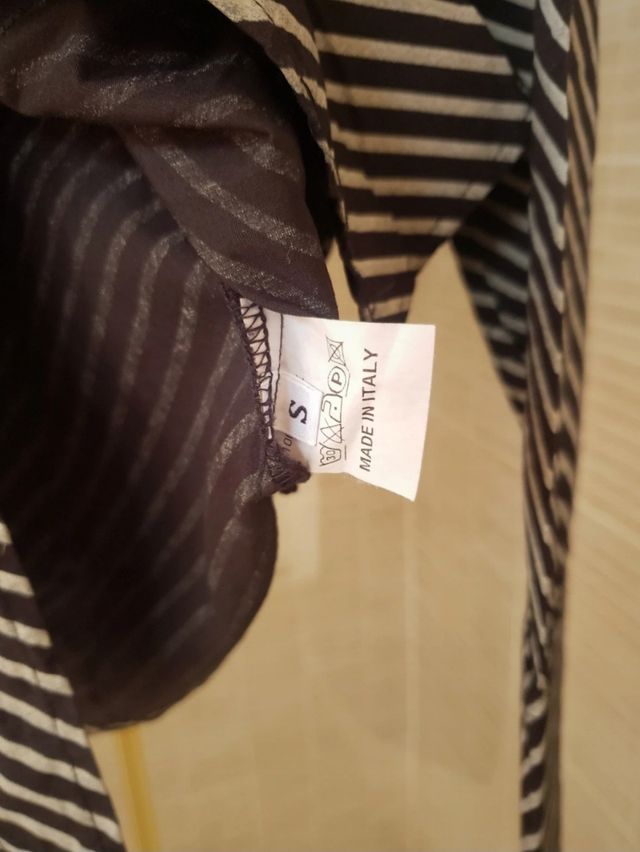 Camicia a righe bianco-nera