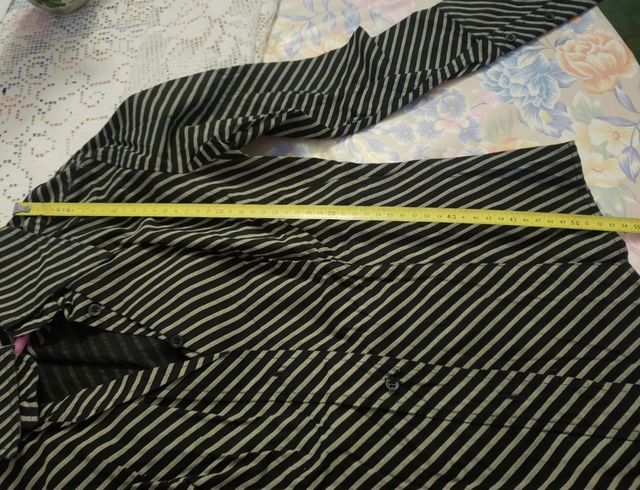 Camicia a righe bianco-nera