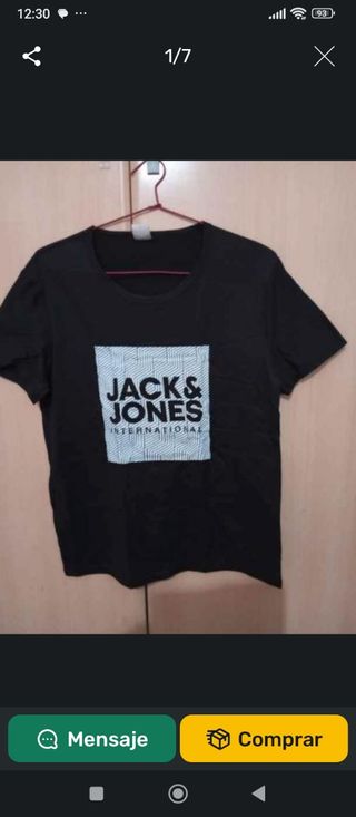 Camiseta Jack & Jones negra