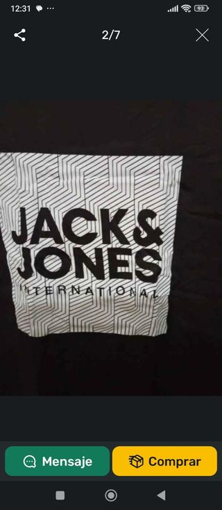 Camiseta Jack & Jones negra