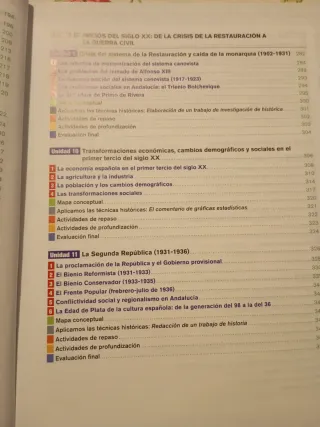 Historia de España 2º Bachillerato