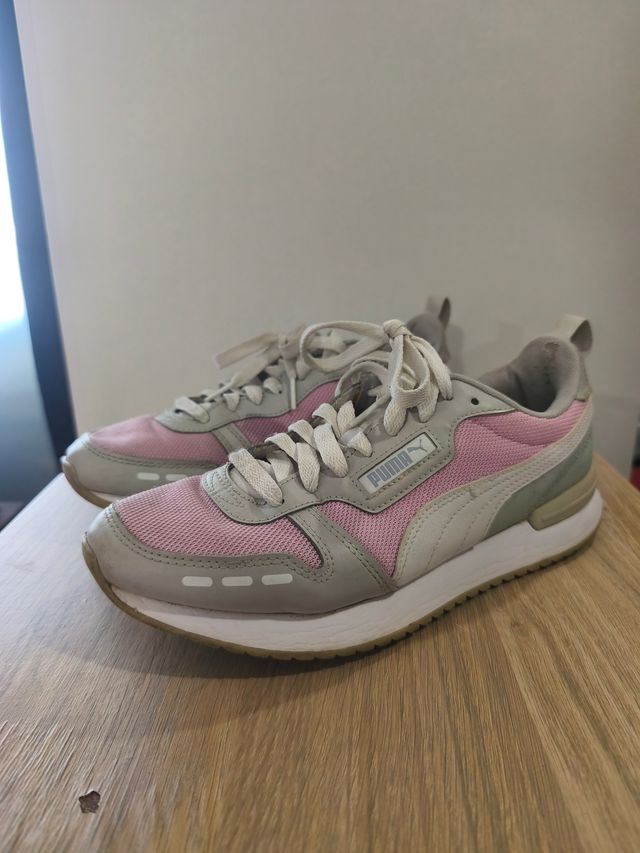 Zapatillas Puma mujer Rosa-Gris