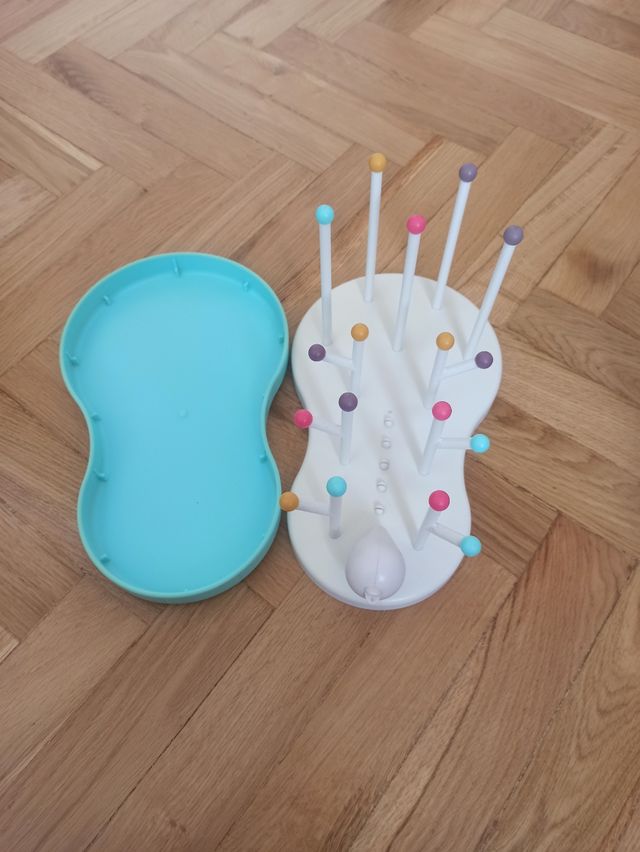 Escurre biberones Suavinex + biberón nuevo