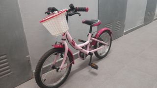 Bicicleta niña B-Pro 16" rosa