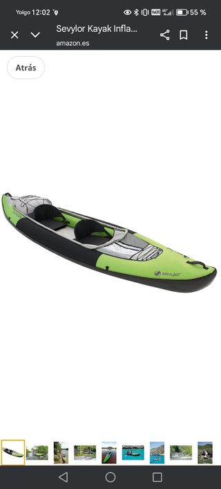 Kayak Sevylor hinchable 2 plazas