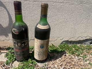 50 Bottiglie Vino Antiche da esposizione