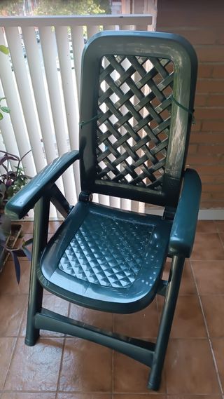 Sillón plegable terraza - verde