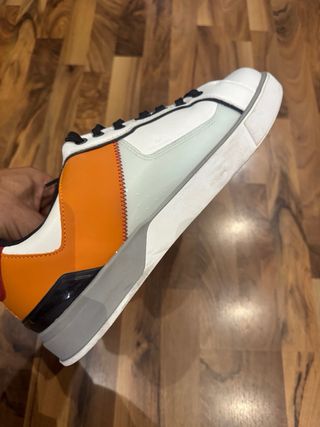 Zapatillas Zara - Blancas y Naranjas