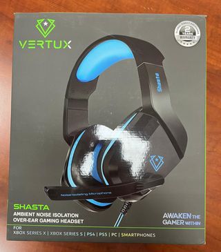 Auriculares gaming Vertus Shasta Azul