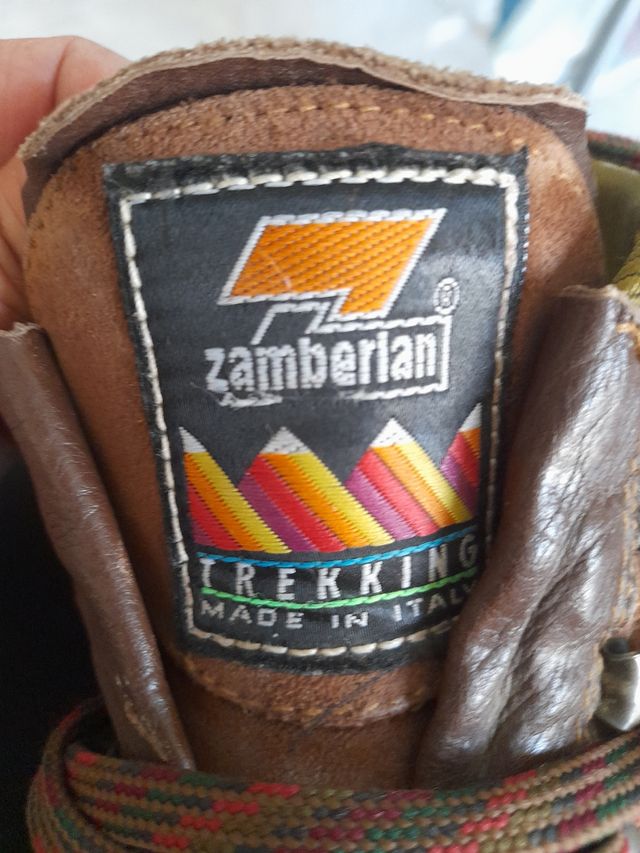 Scarponi Zamberlan trekking marroni