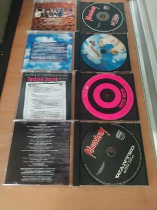 Lote de 4 CDs Tributo hard Rock Clásico