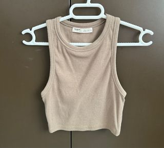 Top corto Pull&Bear marron