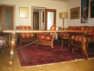 Mesa Castellana Nogal Antigua