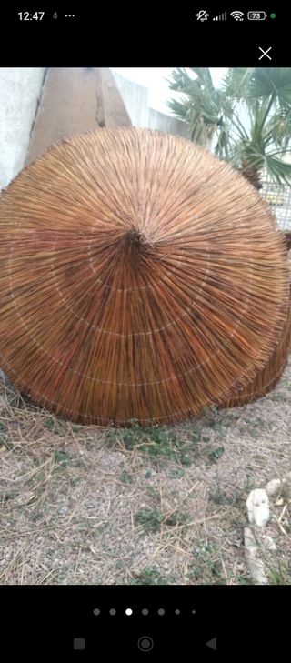 Sombrillas artesanas