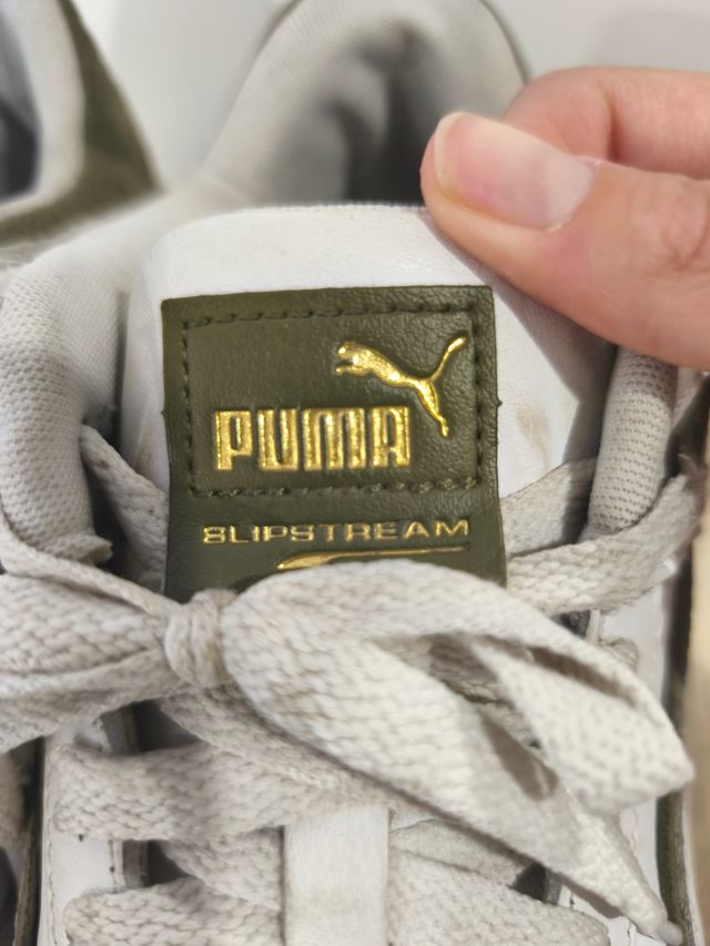 Zapatillas Puma Slipstream Blancas y Verde - 45