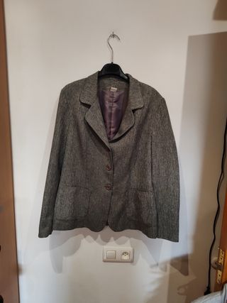 Americana Gris Mujer