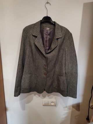 Americana Gris Mujer