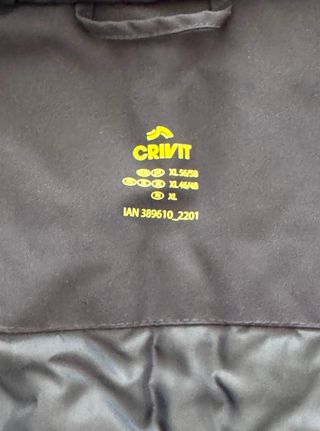 Chaqueta acolchada azul XL