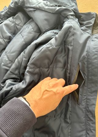 Chaqueta acolchada azul XL