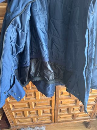 Chaqueta acolchada azul XL