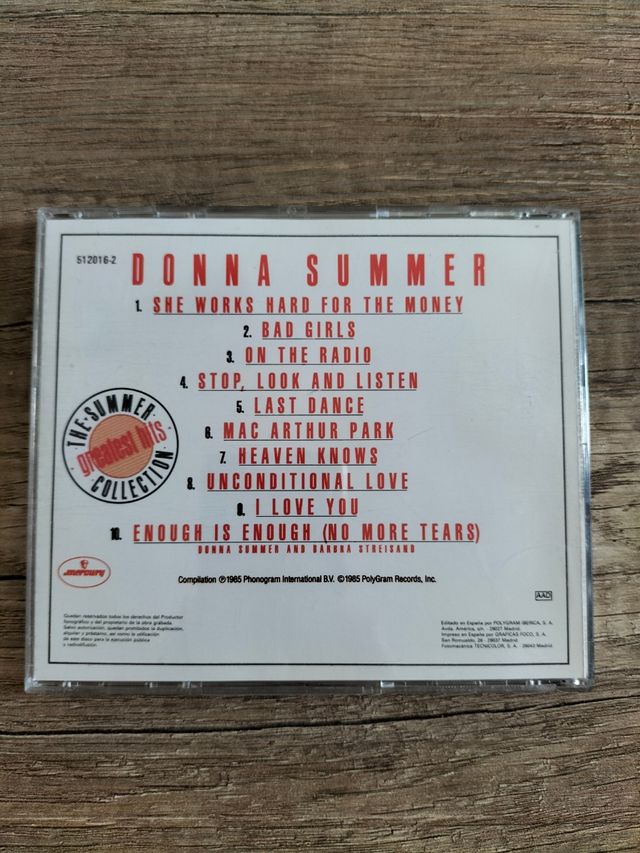 Donna Summer - "Greatest Hits".