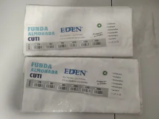 Pack 2 Almohadas 70 cm Visco Basic + Fundas. Nuevo