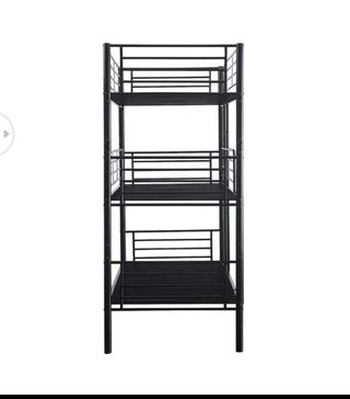 Litera triple negra metal