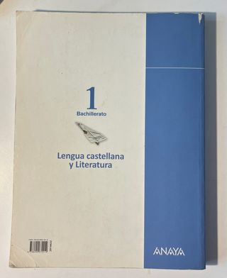 Lengua Castellana y Literatura 1º Bachillerato....